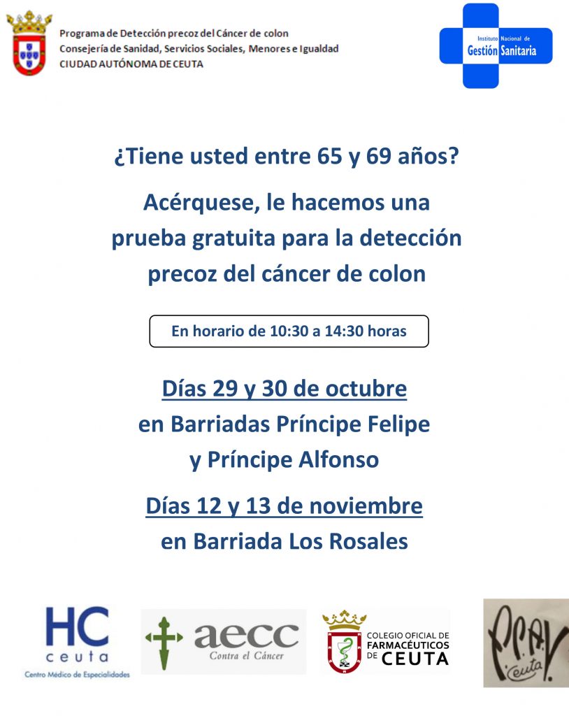 Prevención cáncer de colon en HC Ceuta