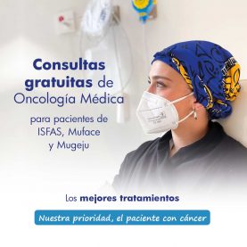 Consultas gratuitas oncología HC Ceuta ISFAS y Muface